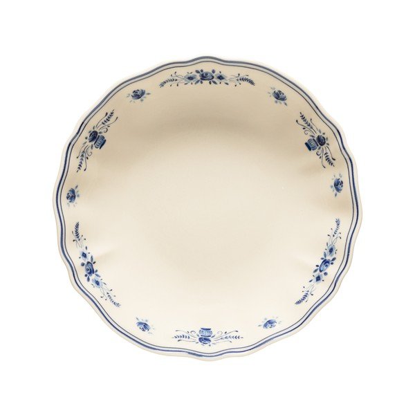 Kék-bézs szervírozó kőedény tányér ø 23 cm Vila – Costa Nova