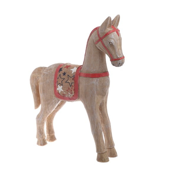 Mollie ló formájú, fából készült karácsonyi dekoráció - InArt