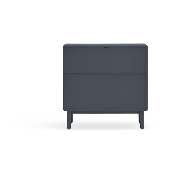 Sötétszürke alacsony komód 90x90 cm Corvo - Teulat-image-3