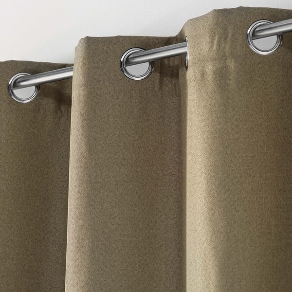 Barna sötétítő függöny 135x240 cm Tissea – douceur d'intérieur-image-1