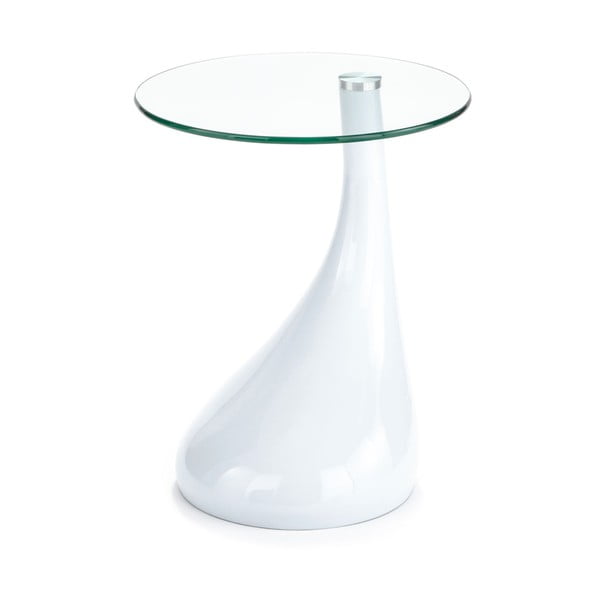 Kerek tárolóasztal üveg asztallappal ø 45 cm Pop - Tomasucci