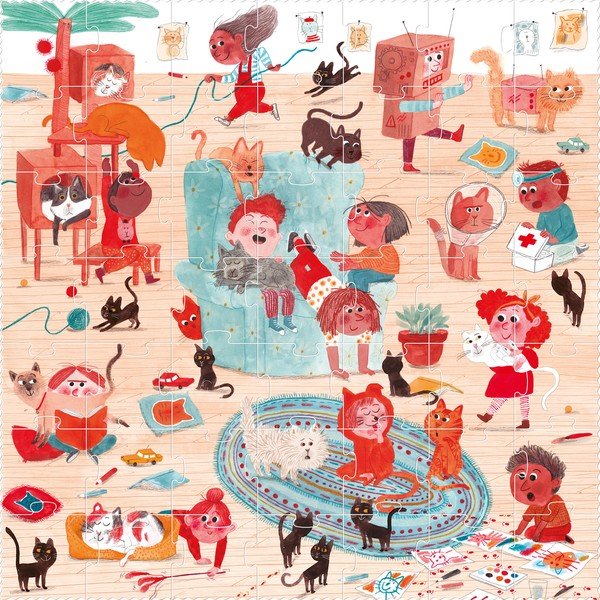 Cicás puzzle, 49 db-os - Londji-image-1