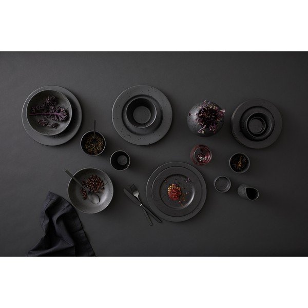 Basics Black fekete agyagkerámia tésztás tál, ⌀ 20 cm - Bitz-image-1