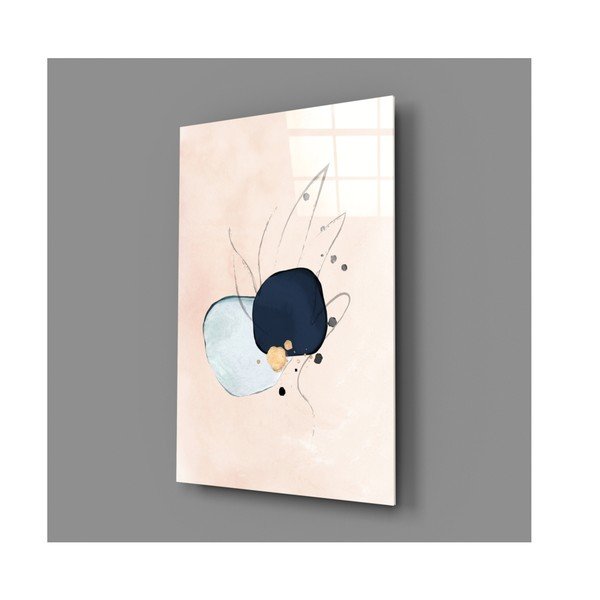 Abstract Hand üvegkép, 46 x 72 cm - Insigne-image-3