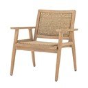 Natúr színű tömörfa kerti fotel Sorrento – Bloomingville