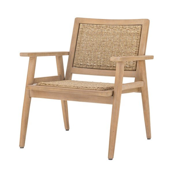 Natúr színű tömörfa kerti fotel Sorrento – Bloomingville