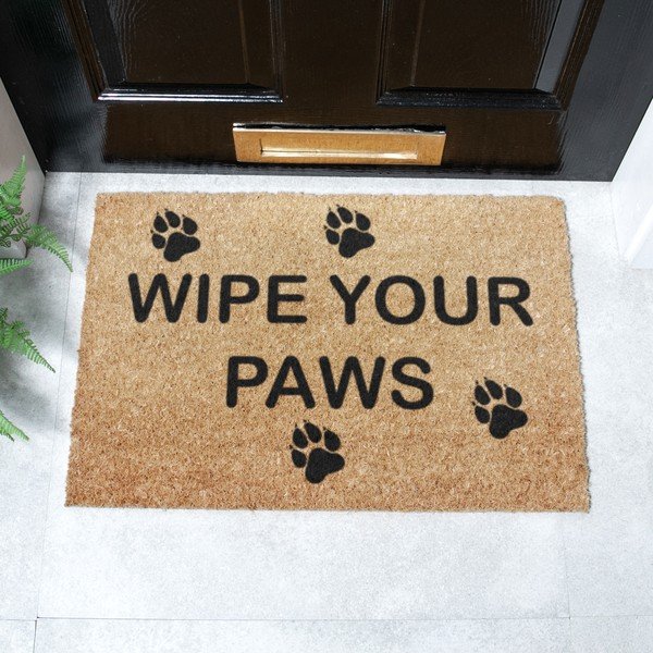 Kókuszrost lábtörlő 40x60 cm Wipe Your Paws – Artsy Doormats-image-2