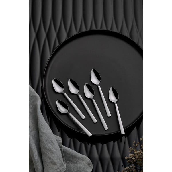 Ezüstszínű rozsdamentes acél evőeszköz készlet 36 db-os – Hermia-image-4