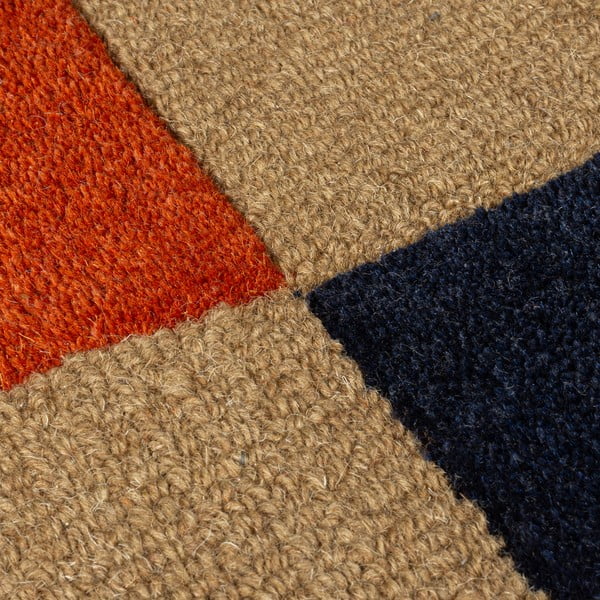 Terrakotta színű kézi szövésű gyapjú szőnyeg 120x170 cm Mia Arch – Flair Rugs-image-3