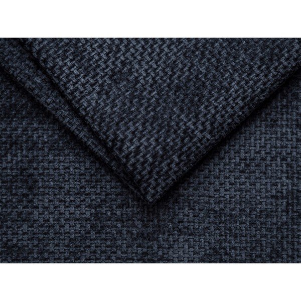 Sötétkék zsenília sarokkanapé (bal oldali-heverő résszel) Lupine – Micadoni -image-4