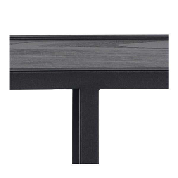 Seaford fekete fém fali polc - Actona-image-2