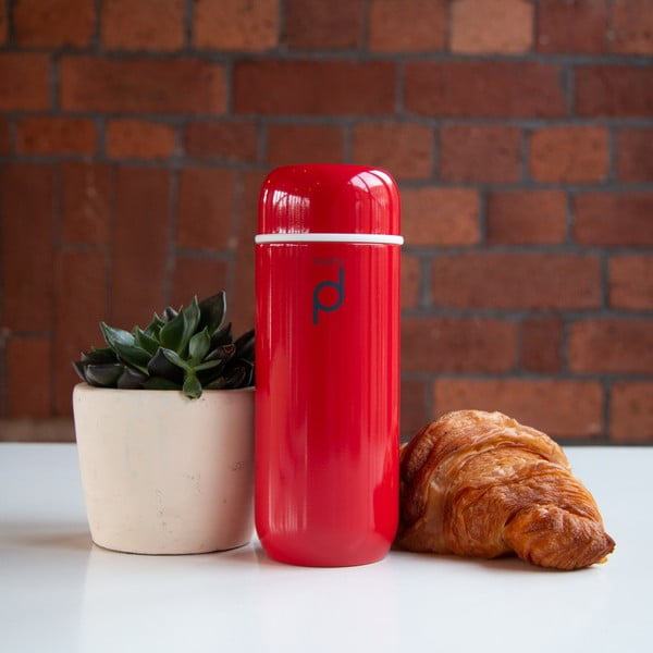 Vacuum piros rozsdamentes acél vákuumos termosz, 200 ml - Pioneer-image-4