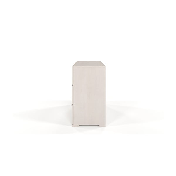 Sandemo fehér fenyőfa komód, 120 x 81 cm - Skandica-image-2