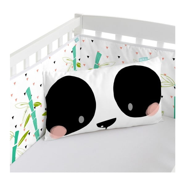 Panda pamut ágyrácsvédő, 210 x 40 cm - Moshi Moshi-image-1