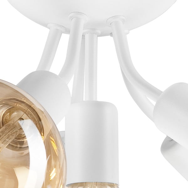 Fehér mennyezeti lámpa lámpabúra nélkül Viggo – LAMKUR-image-4