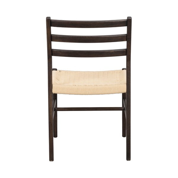 Natúr színű-sötétbarna étkezőszék szett 2 db-os Harlan – Rowico-image-3