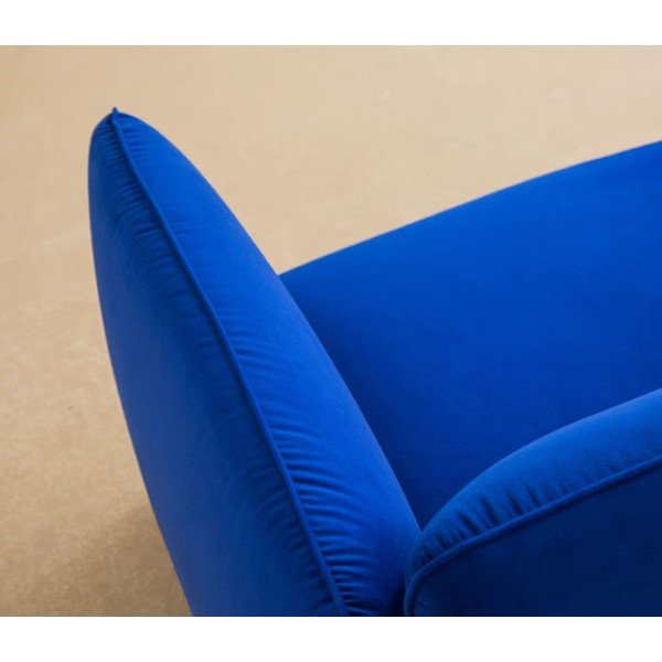 Sötétszürke zsenília fotel Georgia – Micadoni -image-1