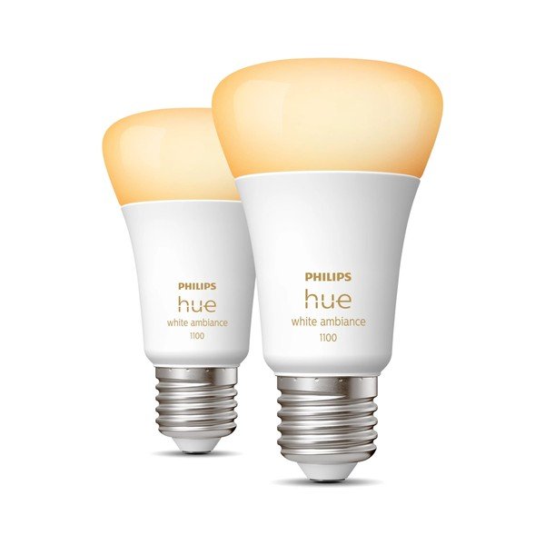 LED okos izzó szett 2 db-os E27, 11 W White ambiance – Philips Hue-image-1