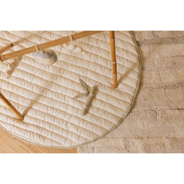 Zöld-krémszínű játszószőnyeg Bamboo Leaf – Lorena Canals-image-3