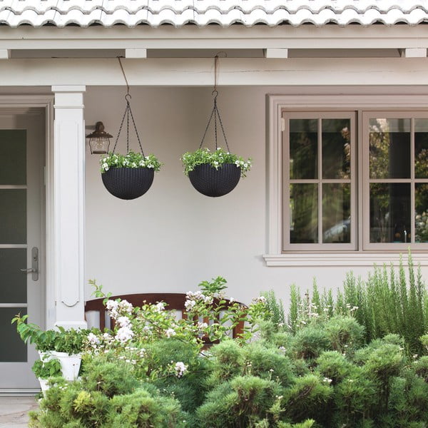 Műanyag függő virágcserép ø 35 cm Hangingsphere – Keter-image-1