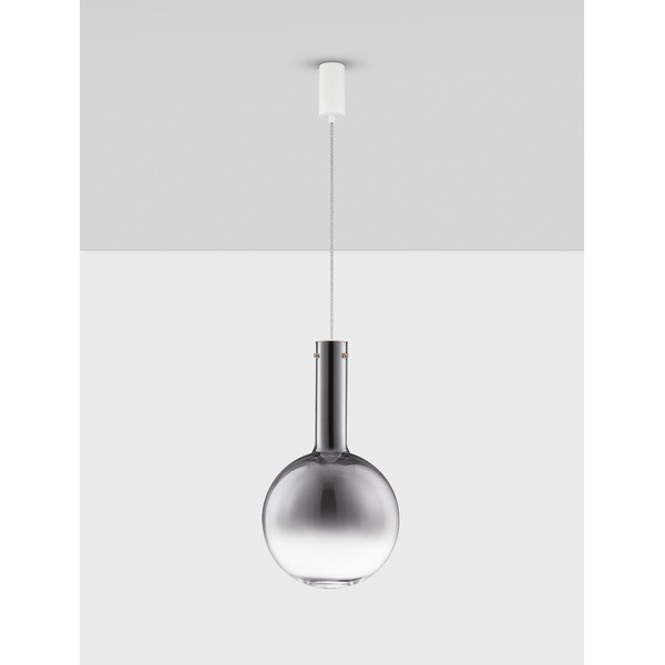Szürke üveg LED dimmelhető függőlámpa ø 30 cm Nostos – Nova Luce-image-2