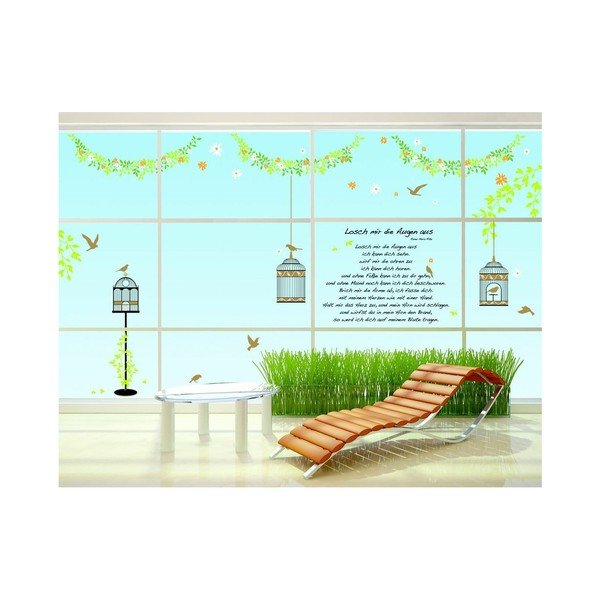 Elegant cages, birds and flowers falmatrica, 30 cm - Ambiance-image-3