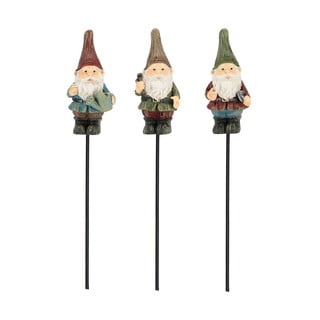 Poligyanta kerti leszúrható dekoráció szett 3 db-os Gnome – Esschert Design