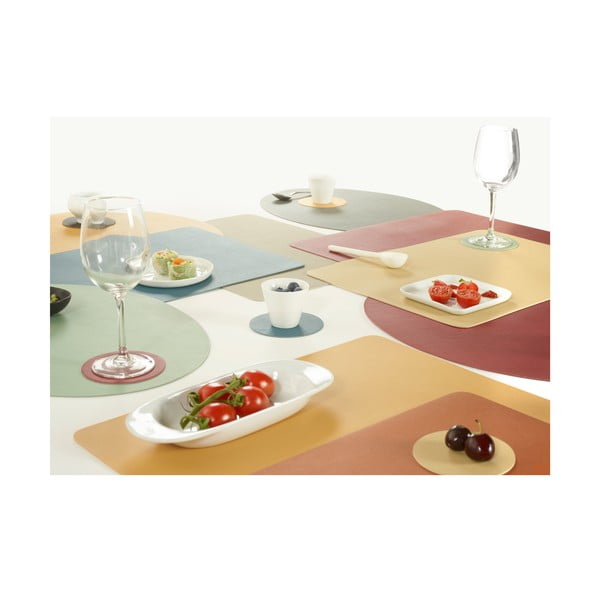 Togo kék műbőr tányéralátét, 33 x 45 cm - ZicZac-image-3