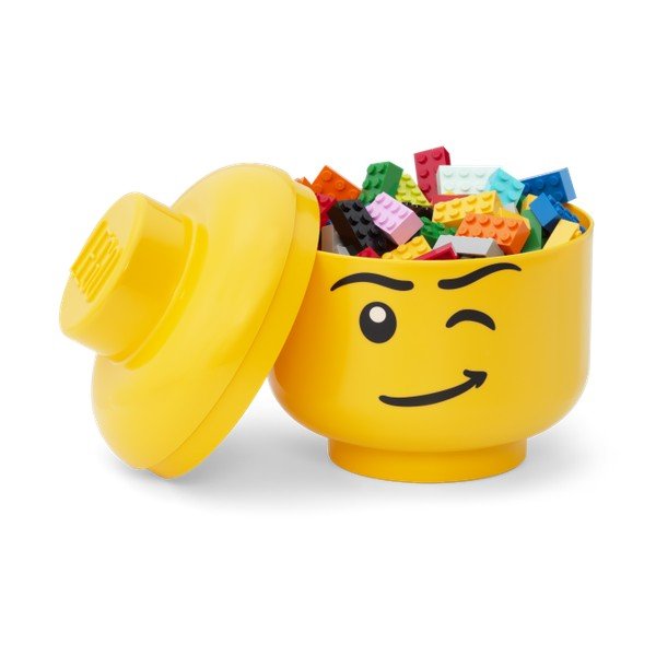 Műanyag gyerek tárolódoboz Head – LEGO®-image-2