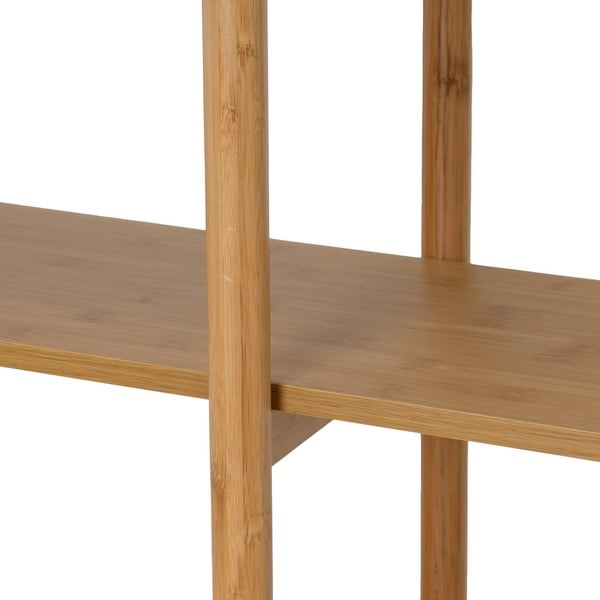 Natúr színű polcos állvány 120x105 cm – Casa Selección-image-1