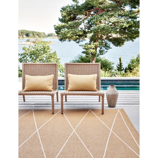 Okkersárga kültéri-beltéri futószőnyeg 70x240 cm Max Ochre – Pappelina-image-3