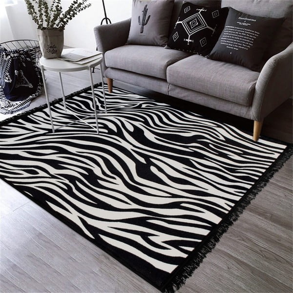 Doube Sided Rug Zebra kétoldalas mosható szőnyeg, 160 x 250 cm - Kate Louise-image-4