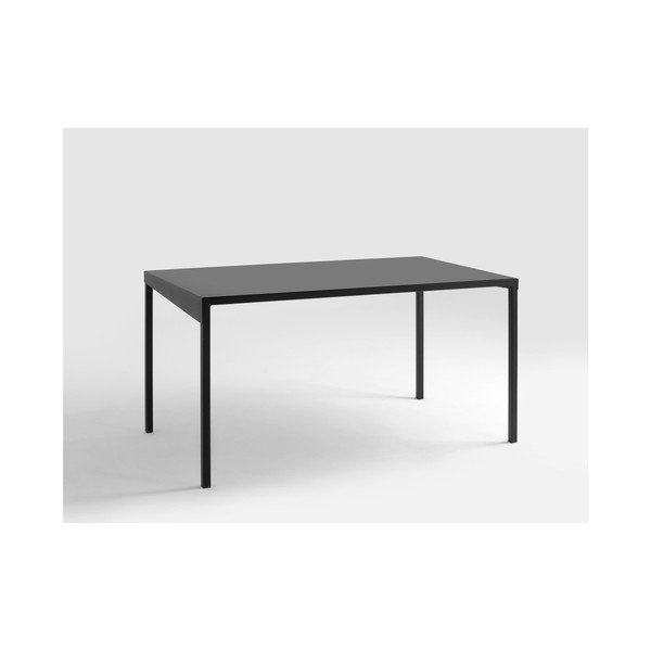 Obroos fekete fém étkezőasztal, 140 x 80 cm - Costum Form-image-4