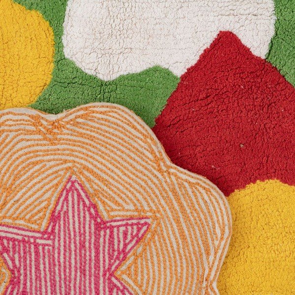 Pamut gyerek szőnyeg ø 150 cm Flowers – Ixia-image-3