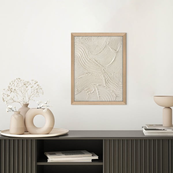 Kézzel festett kép 32,5x42,5 cm Sand shadows – Malerifabrikken-image-1