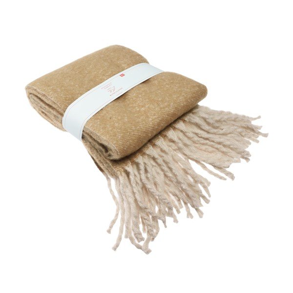 Sárgásbarna takaró 127x185 cm – Rex London-image-3