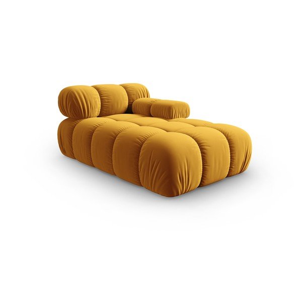 Sárga bársony heverő (jobb oldali) Bellis – Micadoni Home-image-3