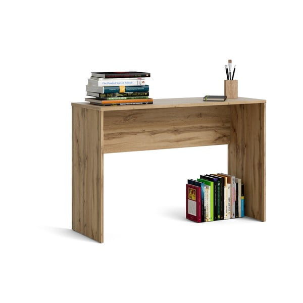 Function Plus barna íróasztal tölgyfa dekorral - Tvilum-image-4