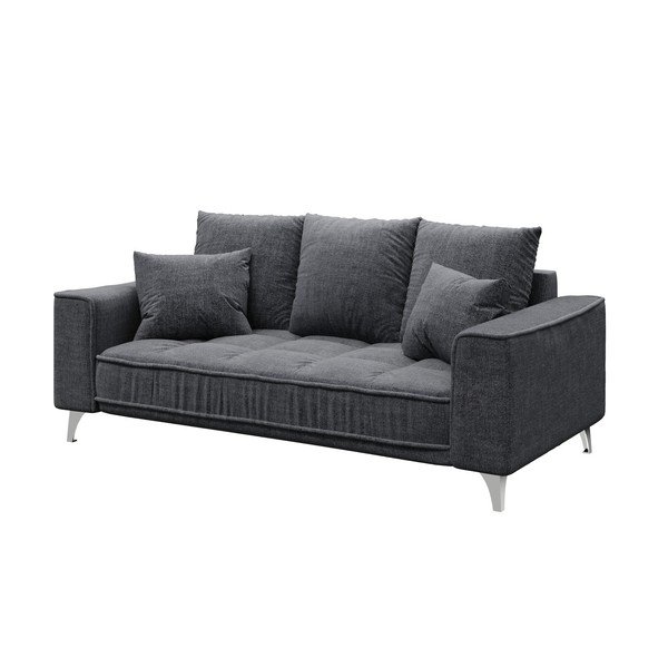 Chloe Glam sötétszürke kanapé, 204 cm - devichy-image-2