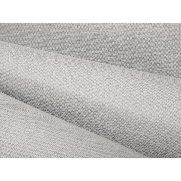 Világosszürke kárpitozott ágyneműtartós franciaágy ágyráccsal 160x200 cm Casey – Mazzini Beds-image-1