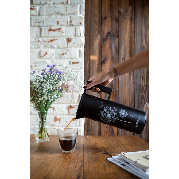 Fekete termosz 1 l Corto – Vialli Design-image-3