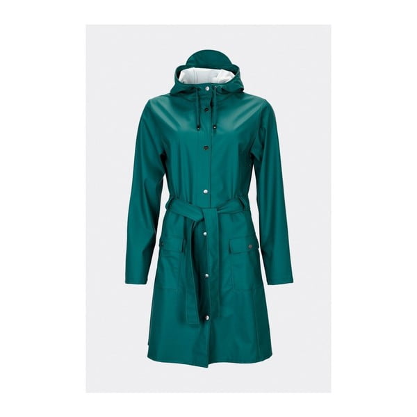 Curve Jacket sötétzöld női vízálló kabát, méret: XS / S - Rains