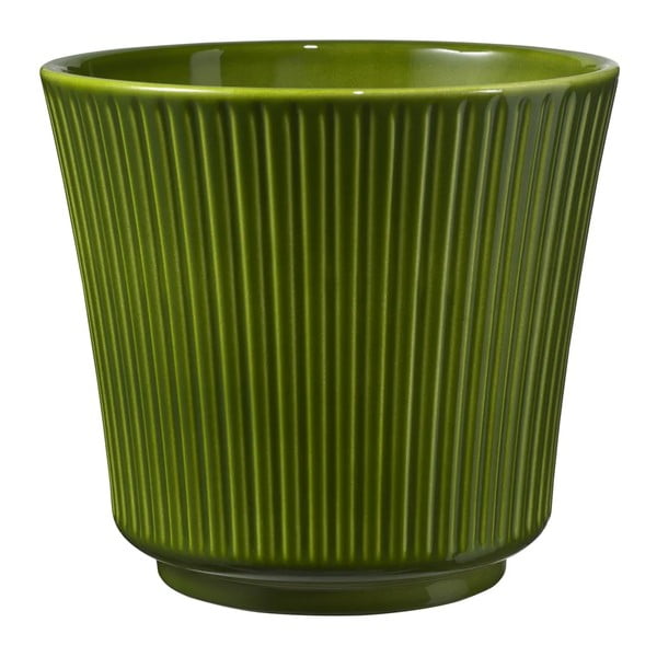 Zöld kerámiakaspó, ø 20 cm - Big pots