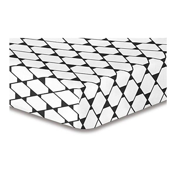 Rhombuses mikroszálas gumis lepedő, 100 x 200 cm - DecoKing