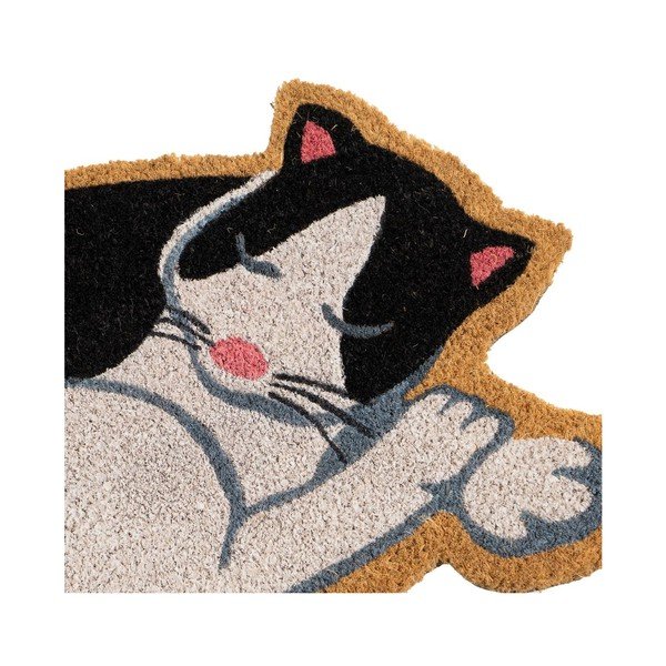 Kókuszrost lábtörlő 40x60 cm Cat – Casa Selección-image-1