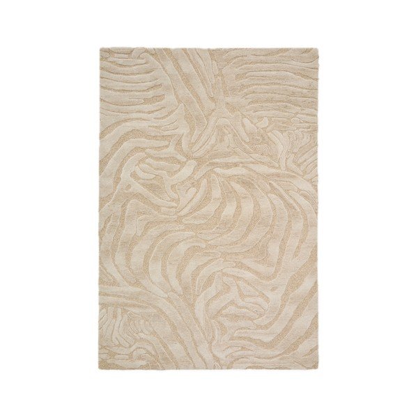 Bézs kézi szövésű gyapjúkeverék szőnyeg 160x230 cm Tribet – Kave Home