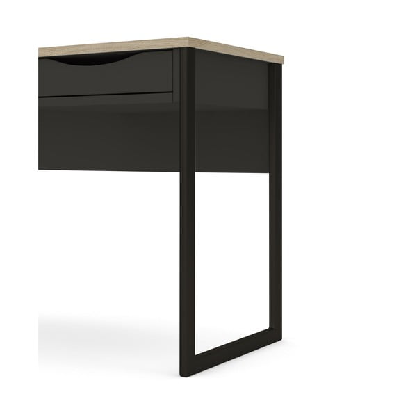 Function Plus fekete íróasztal, 130 x 48 cm - Tvilum-image-4