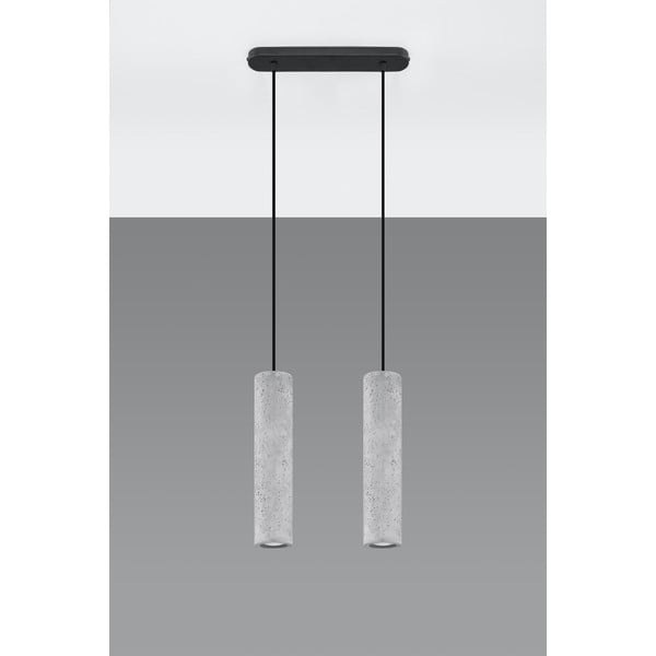 Fadre beton függőlámpa, hosszúság 34 cm - Sollux-image-2