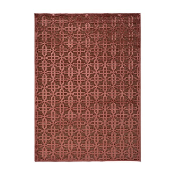 Margot Copper piros viszkóz szőnyeg, 140 x 200 cm - Universal
