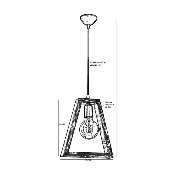 Geometrik Triangle gyertyánfa függőlámpa-image-2